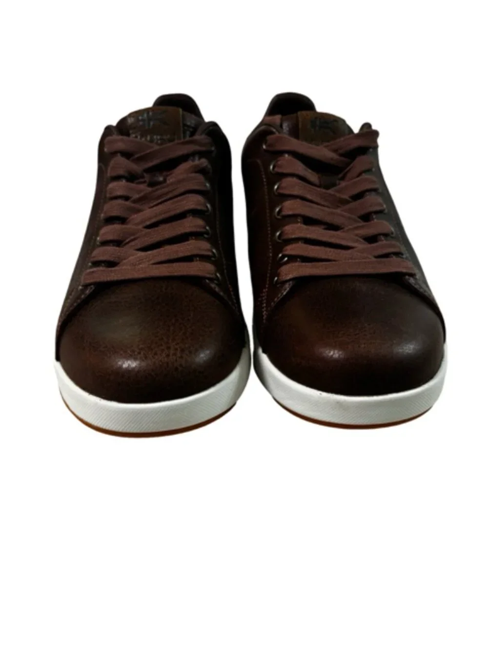 KURU Roam Shoes Mens Size 9.5 Clove Brown Leather Comfort Walking Sneakers